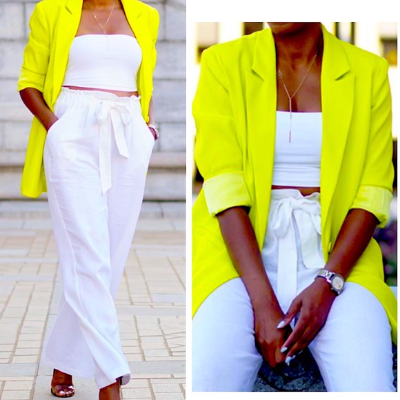 Endless Rose Jackets & Blazers - Endless Rose Neon Yellow Blazer